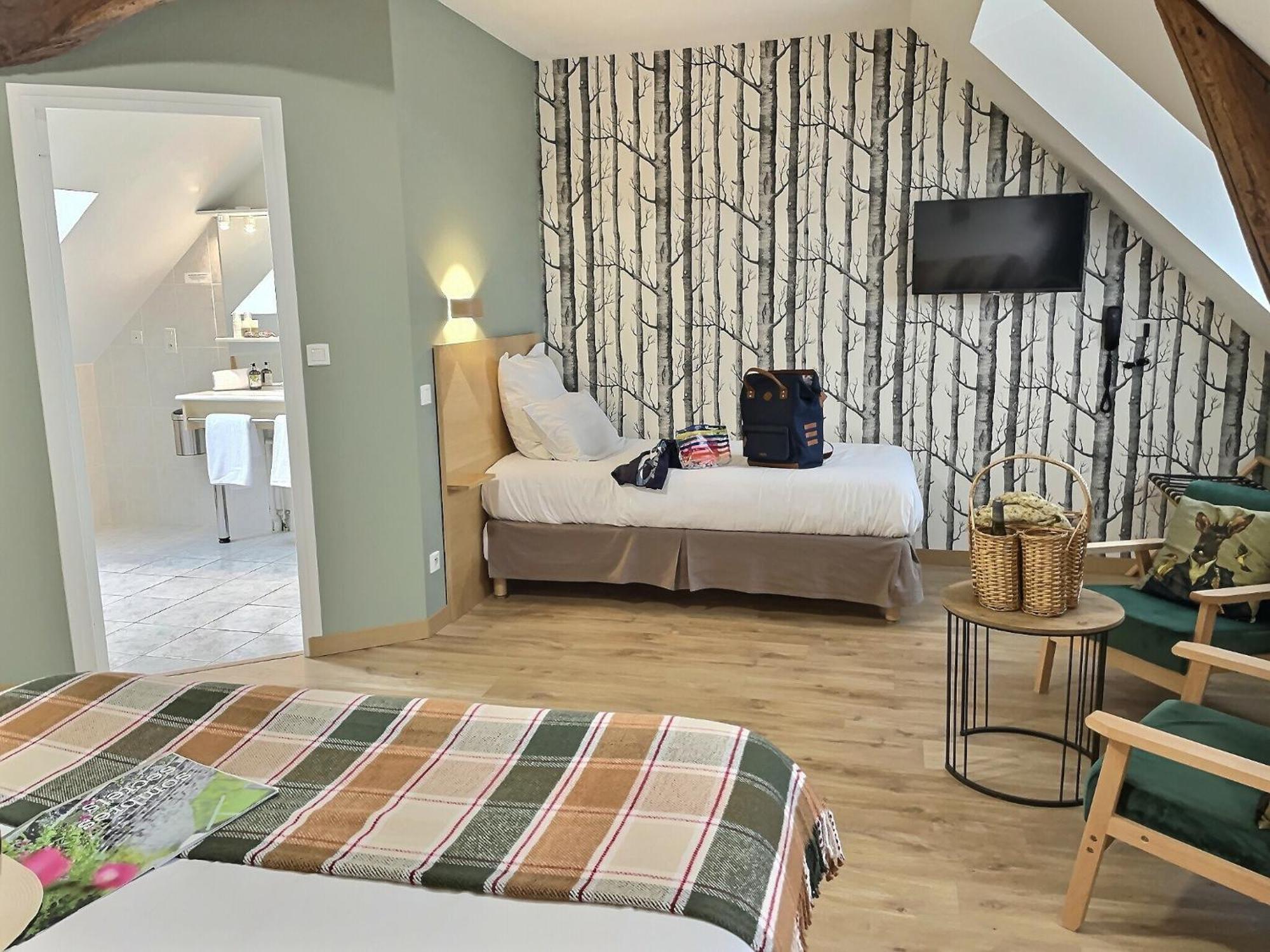 Logis Hotel Du Cygne Брасье Номер фото